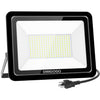 DIMGOGO 200W LED Flood Light, 20000lm 5000K Daylight White with Plug, IP66 Waterproof